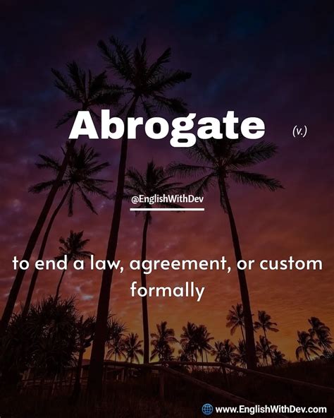 Abrogate Definition & Meaning — Dev