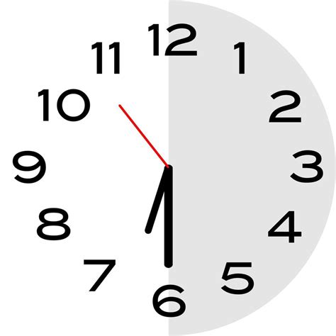 Half past 6 o'clock analog clock icon 3549866 Vector Art at Vecteezy