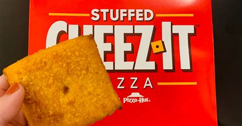 Pizza Hut's Stuffed Cheez-It Pizza Will Make Cheese Lovers Swoon