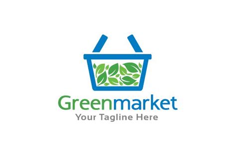 Green Market Logo | Branding & Logo Templates ~ Creative Market