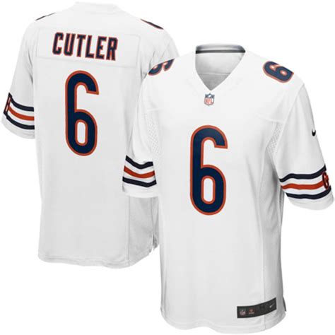 Youth Chicago Bears Jay Cutler Nike White Game Jersey