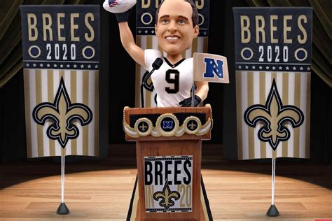 Drew Brees New Orleans Saints Swing Vote Series Bobblehead - Canal ...