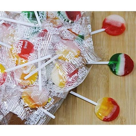 CrazyOutlet Pack - Tiger Pops, Assorted Fruit Flavor Lollipops ...