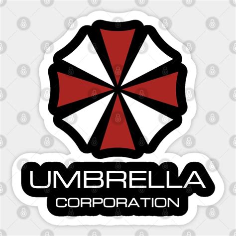 Resident Evil - Umbrella Corporation Logo - Resident Evil - Sticker ...