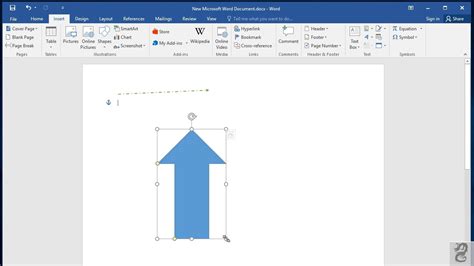 How To Draw An Arrow In Word 2007 - Simplereality27