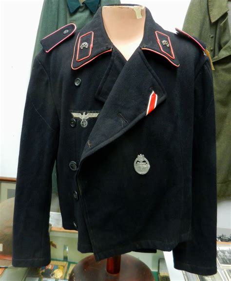 German WW2 Black Panzer Wrap tunic original.