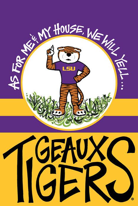 LSU As For Me Flag