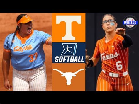 #4 Tennessee vs #13 Texas Highlights | Super Regional Game 2 | 2023 College Softball Highlights ...