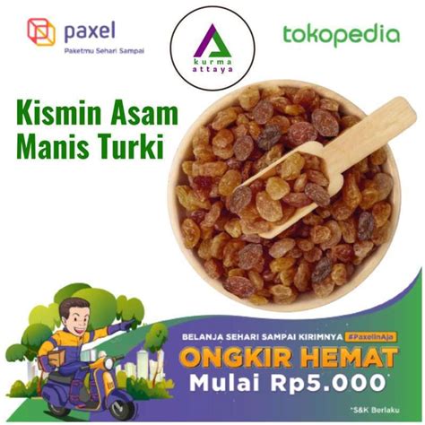 Jual KIsmis Anggur Raisin Kering Camilan Sehat 100gr di Seller Sunnah Market - Sardonoharjo, Kab ...