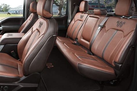 Super Duty King Ranch Kingsville Antique Affect leather seating ...