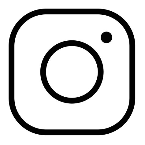 Instagram Black Icon Png #274620 - Free Icons Library