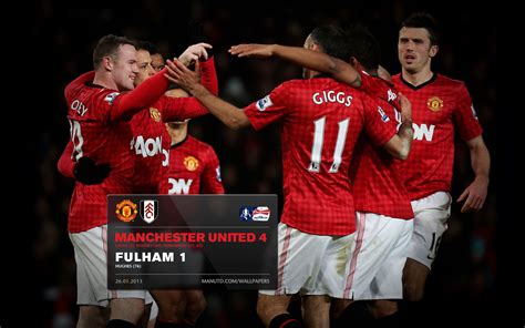 United 4 Fulham 1 | Manchester united team, Manchester united, Official manchester united website