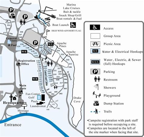 Cachuma Lake Map Of Rv Campground