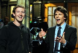 VIDEO: Jesse Eisenberg and Mark Zuckerberg Finally Meet on Saturday ...