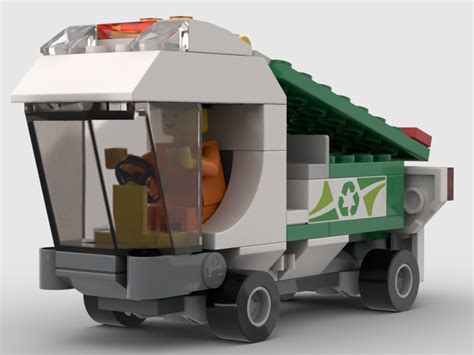 LEGO MOC 60249 Recycling Truck by Jef | Rebrickable - Build with LEGO