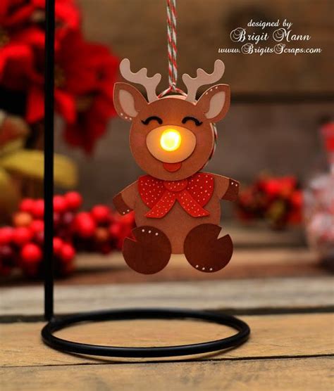 Rudolph With your Nose So Bright! | Xmas crafts, Christmas crafts, Christmas ornaments