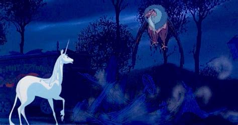 Freeing the harpy | The last unicorn, The last unicorn movie, Mythical creatures