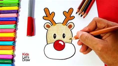 Kawaii Reno Dibujos De Navidad Para Dibujar Faciles - Dibujos Para Colorear Y Pintar