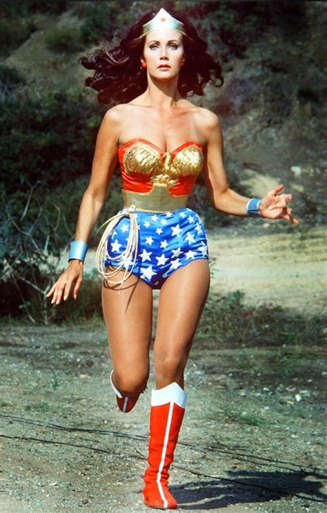 Lynda Carter Wonder Woman Running - Terry Gibson Trending