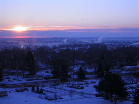 Greeley, CO : Picture of first snowfall of the year in Greeley, during sunrise photo, picture ...