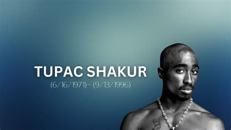 Tupac Shakur died from gunshot wounds on this day in 1996, in Las Vegas ...