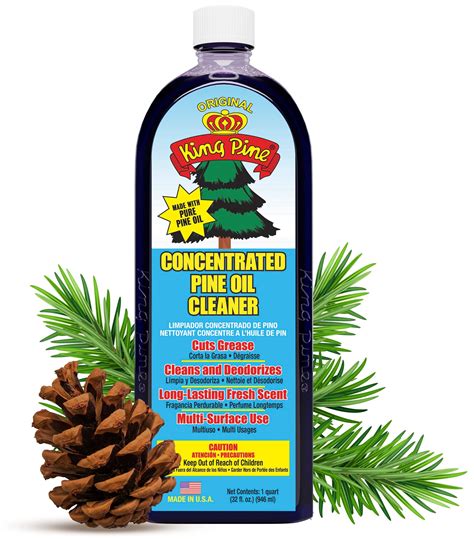 Buy King Pine Concentrated Pine Oil Multi-Surface Cleaner Industrial Strength, Original Black ...