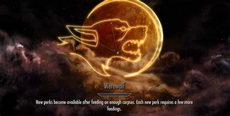 Skyrim Werewolf Skill Perks Progression - HubPages