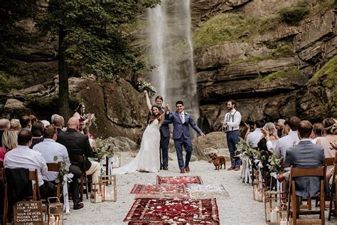 Toccoa Falls Wedding | North Georgia Waterfall Ceremony