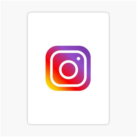 "instagram logo " Sticker for Sale by dragonzworks | Redbubble