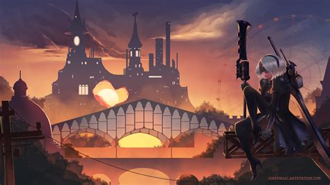 ArtStation - Nier Automata: Amusement Park