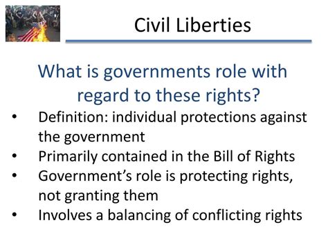 PPT - What are civil liberties? Definition: individual protections ...