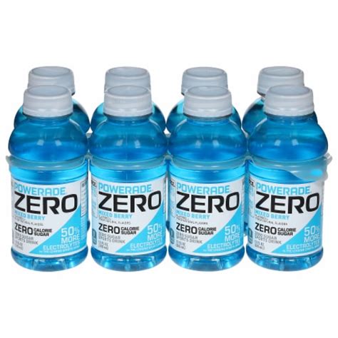 Powerade® Zero Sugar Mixed Berry Sport Drink Multipack Bottles, 8 ...