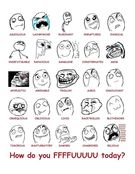 Rage faces