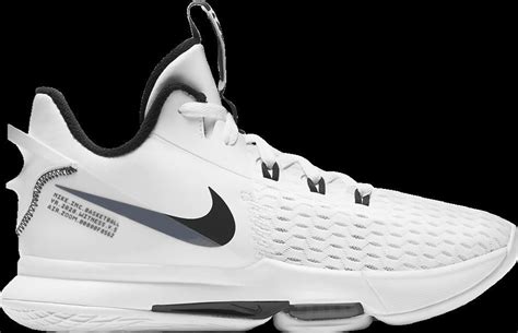 Nike LeBron Witness 5 White/Black LeBron James Basketball Sneaker | eBay