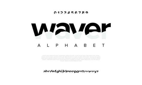 Wave Font Vector Art, Icons, and Graphics for Free Download