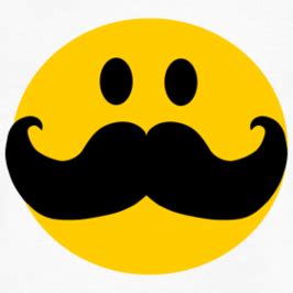 Smiley Face With Mustache - ClipArt Best