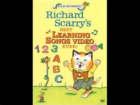 Richard Scarry's Best Learning Songs Video Ever! - YouTube