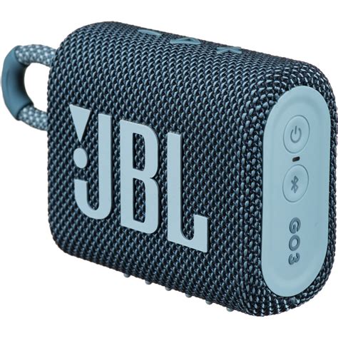 JBL Go 3 Portable Bluetooth Speaker (Blue) JBLGO3BLUAM B&H Photo