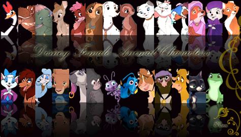 DisneyAnimalFemales by hiroe90 on DeviantArt