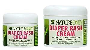 Amazon.com: Nature Only 100% Natural Diaper Rash Cream 4 oz.: Health ...