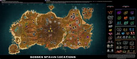 Isle Of Siptah Map With Boss Locations (Non-Maelstrom Bosses) : ConanExiles