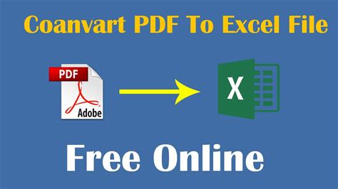 Converting Pdf To Excel