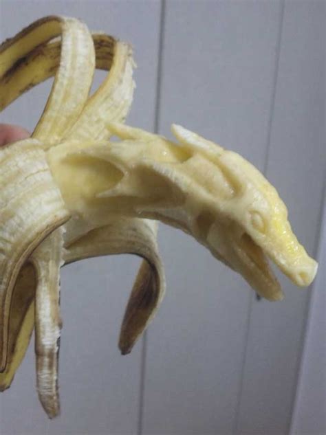 Wonderfully Creepy Sculptures Carved From Bananas