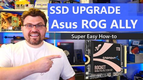 Asus ROG ALLY SUPER EASY SSD Install / Upgrade How-to Asus Cloud ...