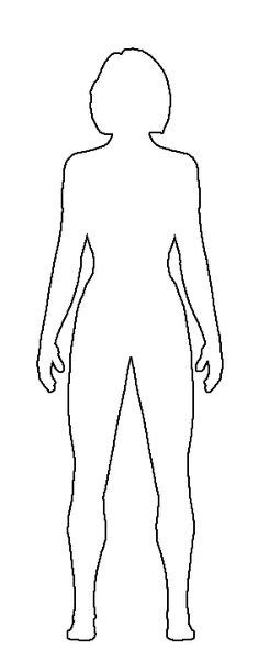 Giant Human Body Outlines for Display (SB12011) - SparkleBox | Body ...