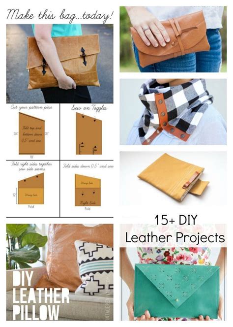 DIY Leather Sewing Projects | Leather accessories diy, Diy leather projects, Sewing leather