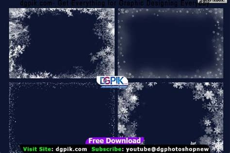 20 Christmas Photo Overlays - DGPik