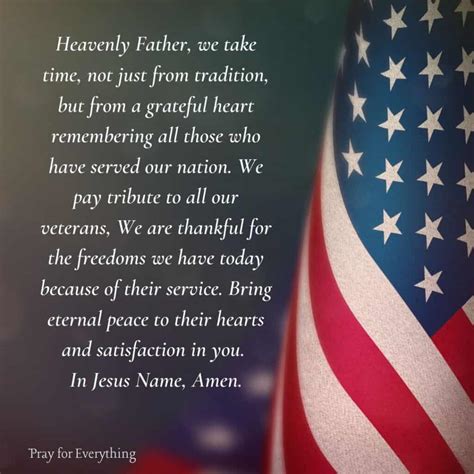 7 Uplifting Prayers for Veterans