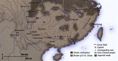 Map of the Qin Empire (Illustration) - World History Encyclopedia