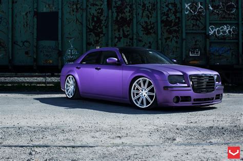 Matte Plum Crazy Purple Chrysler 300 Customized to Impress — CARiD.com ...